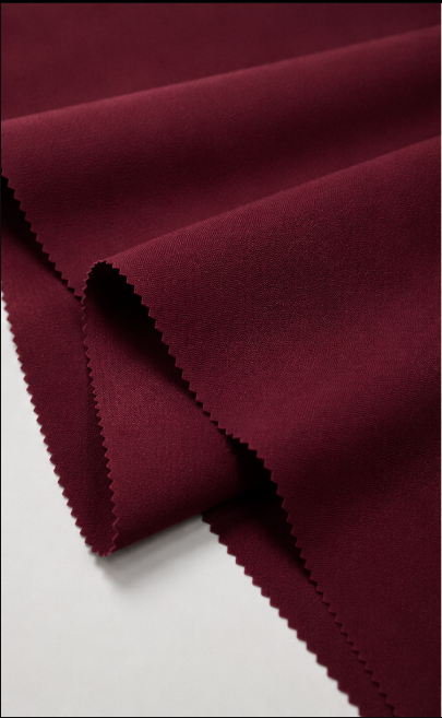 Merlot Wine Poly-Viscose